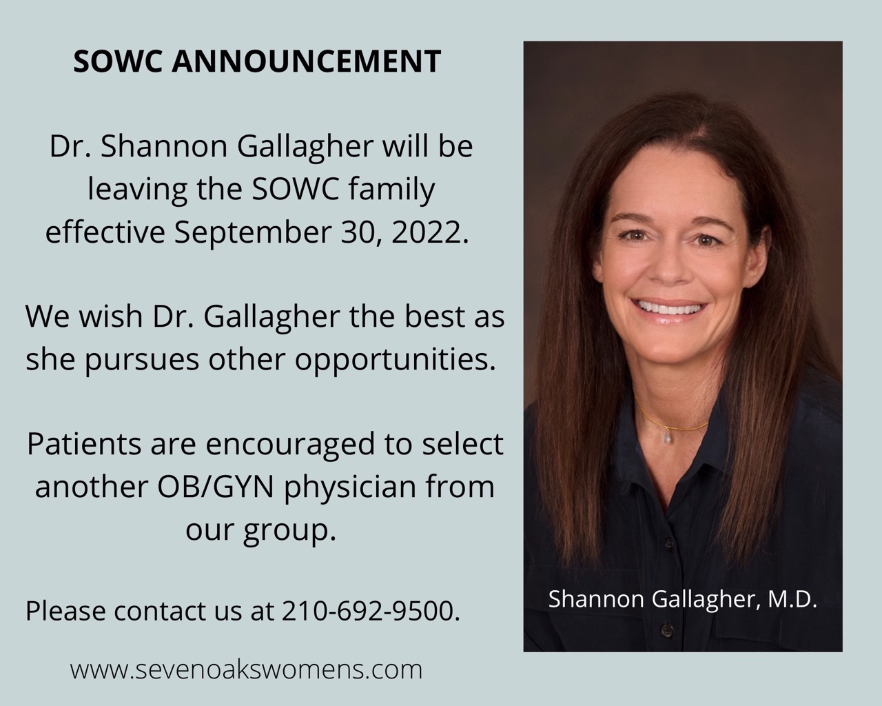 shannon gallagher leaving